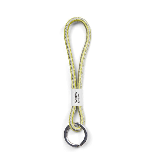 Pantone Short Keychain in 2021 Color of the Year 17-5104 Ultimate Gray & 13-0647 Illuminating