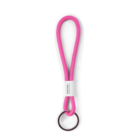 Pantone Short Keychain in Rhodamine Red C