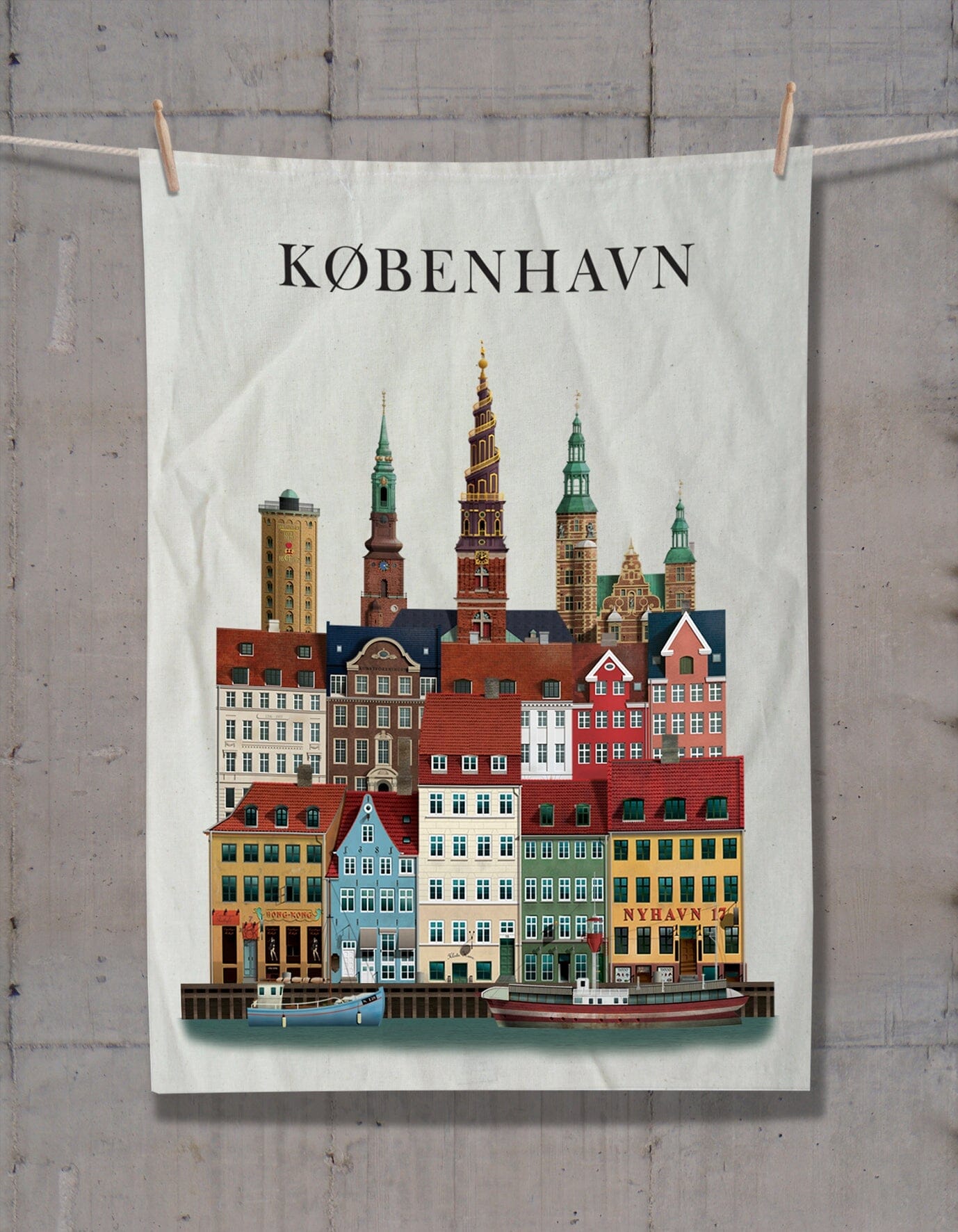 Martin Schwartz Copenhagen Tea Towel
