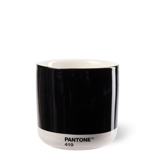 Pantone Latte Thermo Cup in Black 419 C