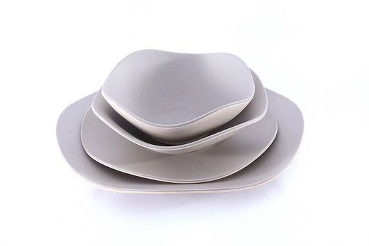 Curve Dinner Set in Dove