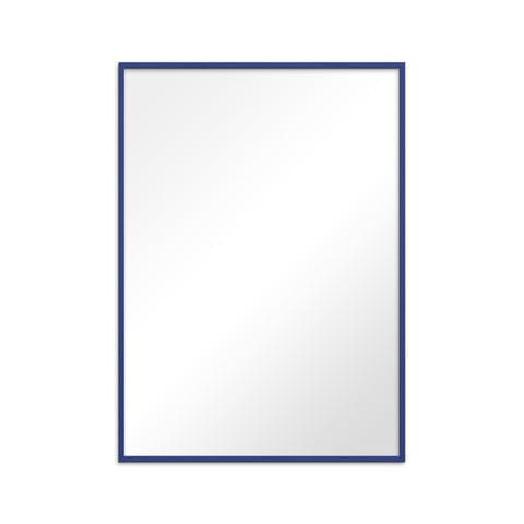Mirror Framed in Blue Wood