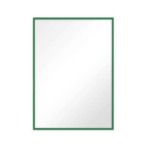 Mirror Framed in Green Wood