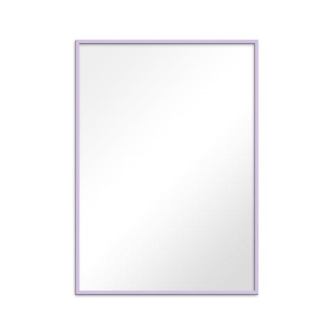 Mirror Framed in Lilac Wood