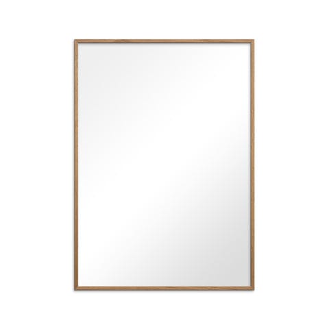 Mirror Framed in Nature Oak
