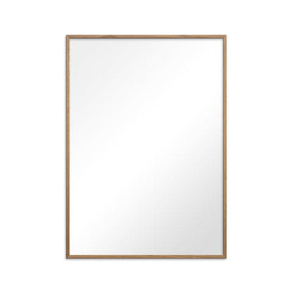 Mirror Framed in Nature Oak