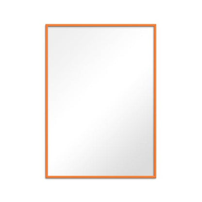 Mirror Framed in Orange Wood