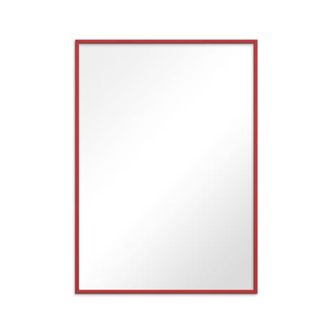 Mirror Framed in Red Wood