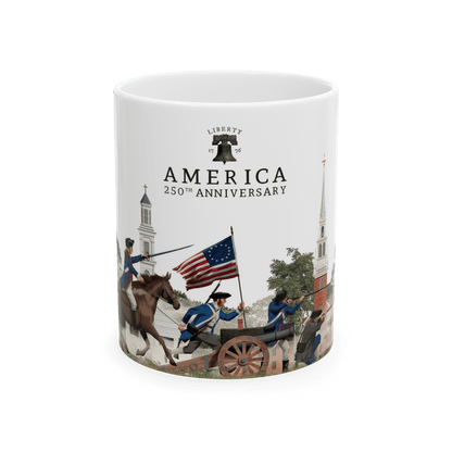 America 250th Anniversary Ceramic Mug designed by Martin Schwartz