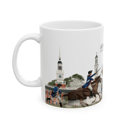 America 250th Anniversary Ceramic Mug designed by Martin Schwartz