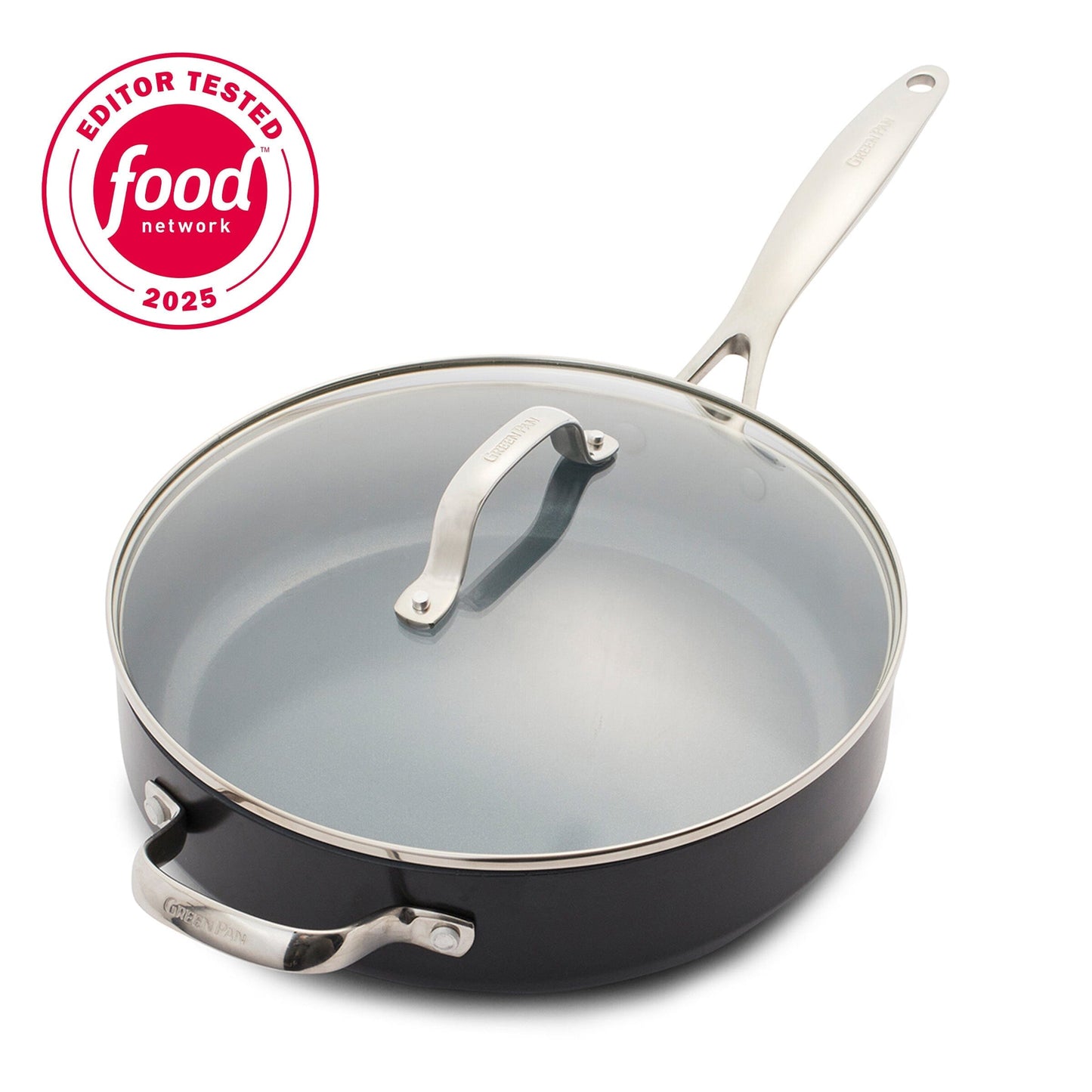 GreenPan Valencia Pro Non-Stick 4.5qt Ceramic Saute Pan With Lid