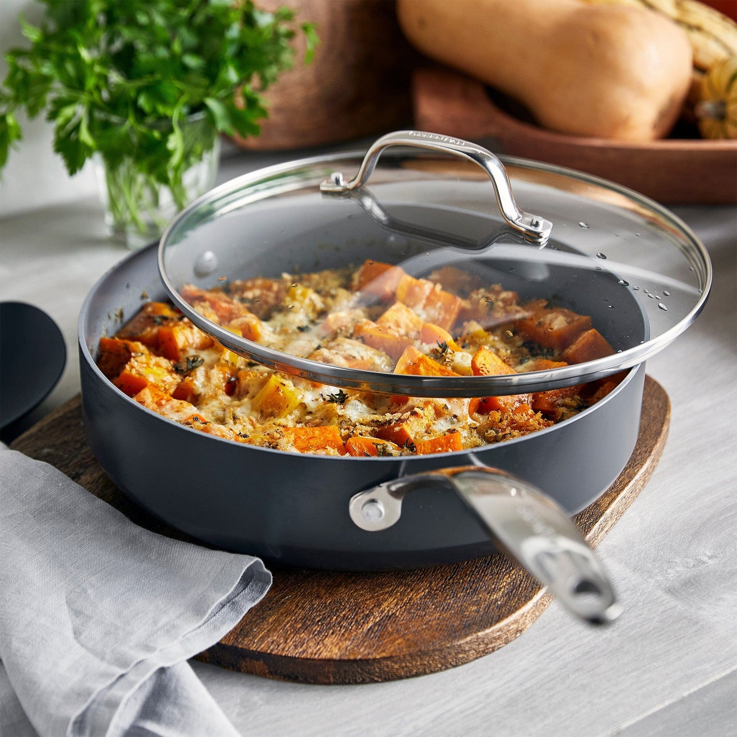 GreenPan Valencia Pro Non-Stick 4.5qt Ceramic Saute Pan With Lid