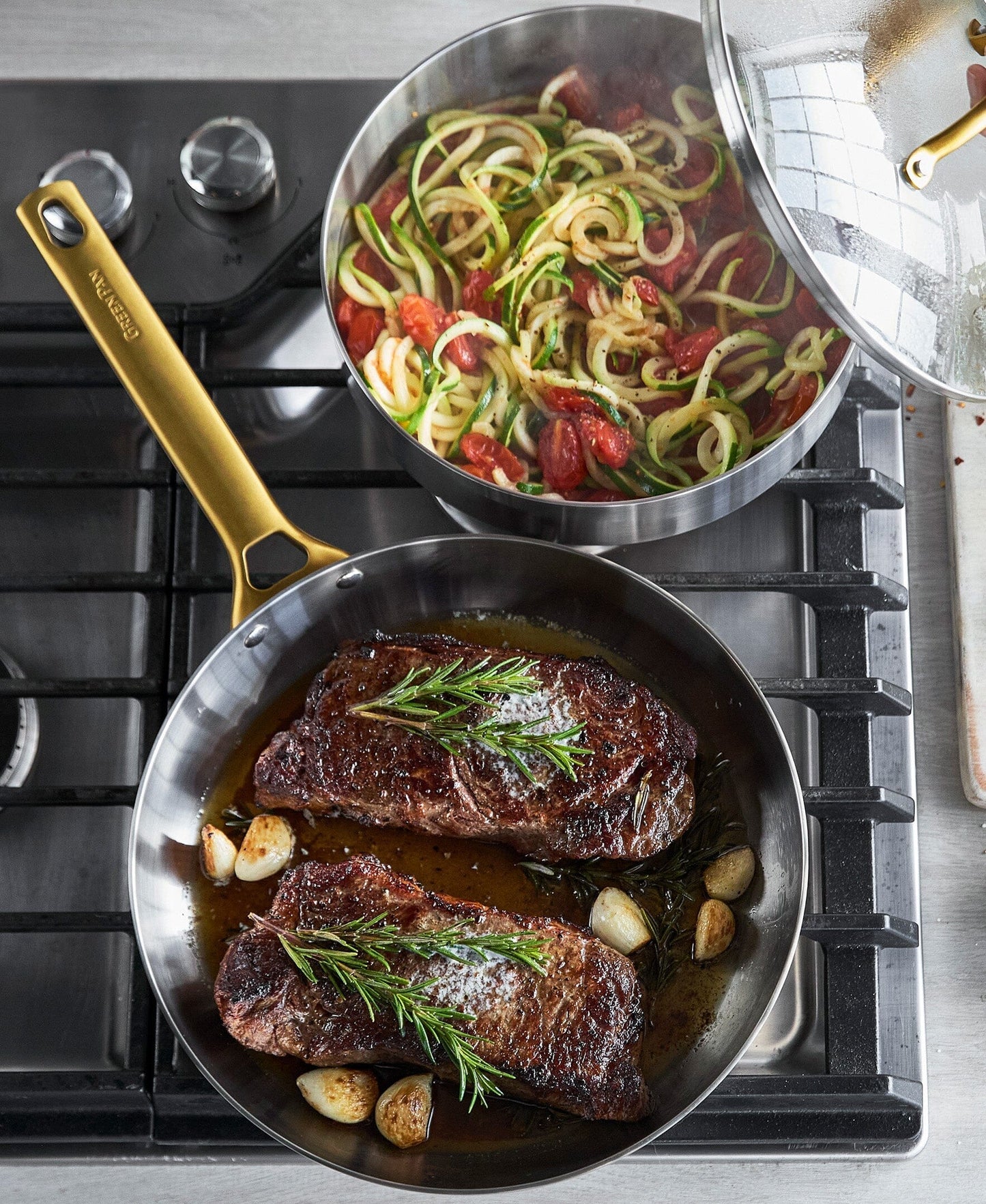 GreenPan Reserve Stainless Steel Cookware Set