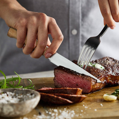 GreenPan Elite Light Pakka Wood Steak Knife Boxed Set