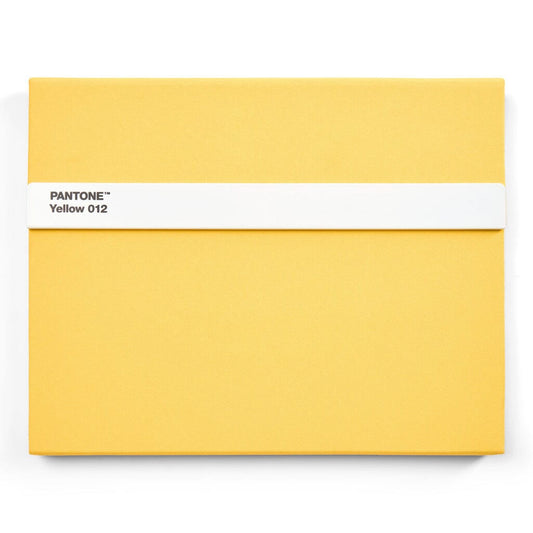Pantone Notebook with Pencil Unlined in Yellow 012 C