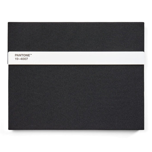 Pantone Notebook with Pencil Lined in Black 19-4007