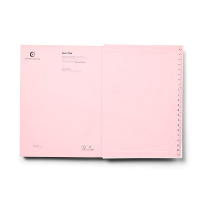 Pantone Large Dotted Notebook in Light pink 13-2006
