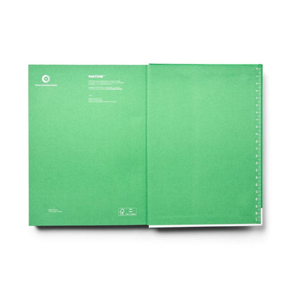 Pantone Large Dotted Notebook in Green 16-6340