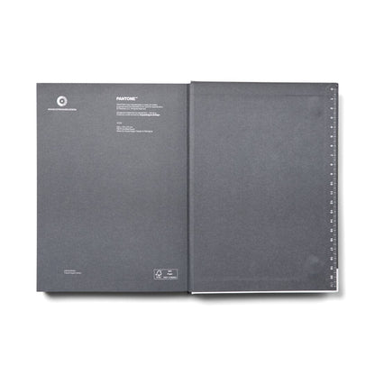 Pantone Large Dotted Notebook in Grey 19-0203