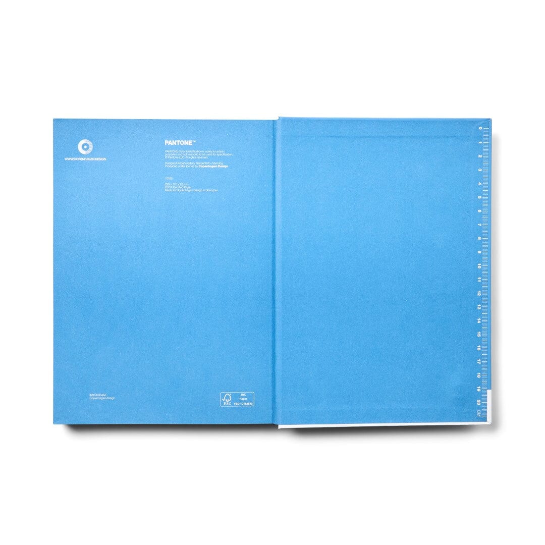 Pantone Large Dotted Notebook in Blue 2150 C