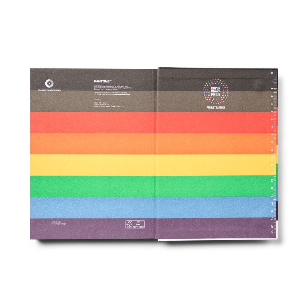 Pantone Large Dotted Notebook in Pride