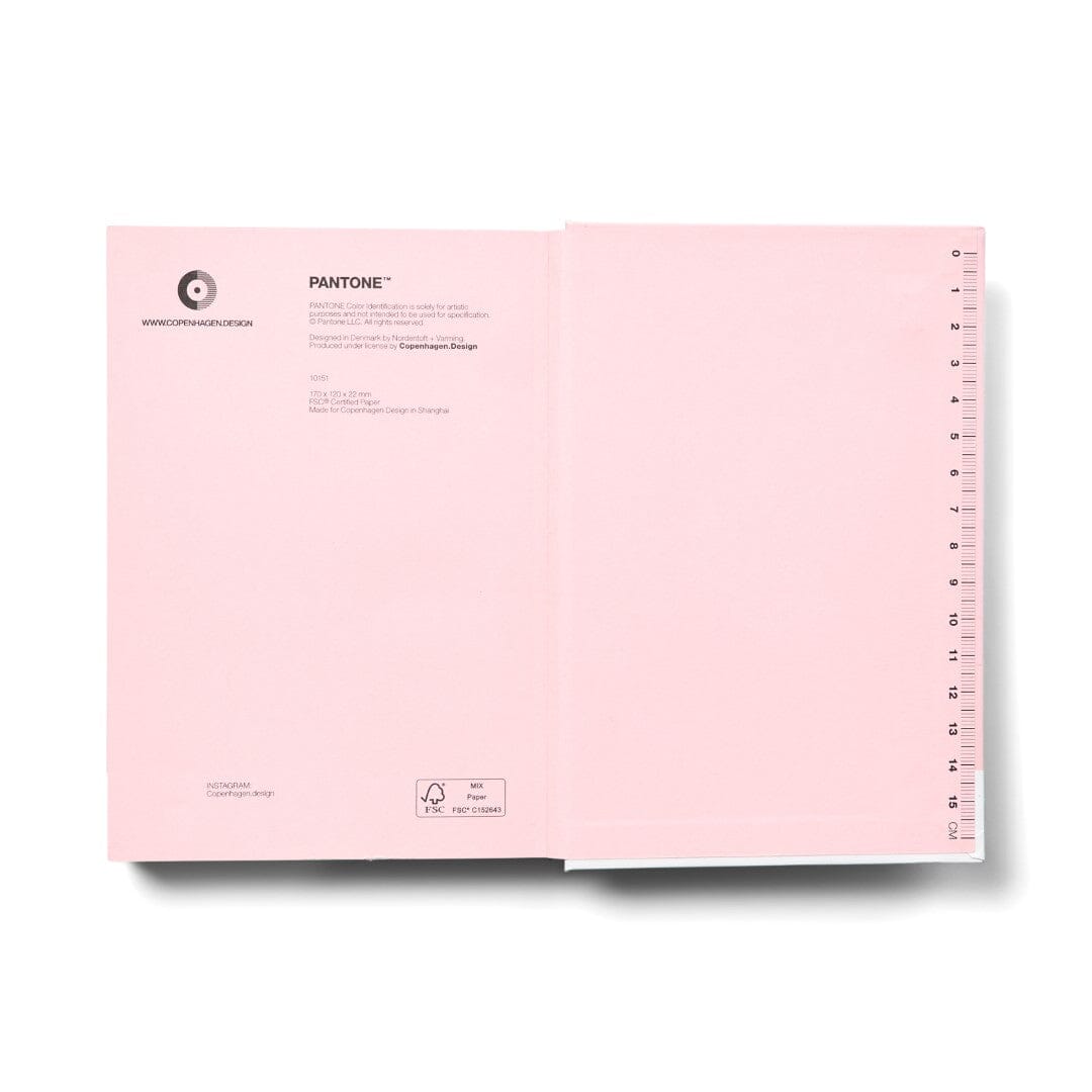Pantone Small Dotted Notebook in Light Pink 13-2006