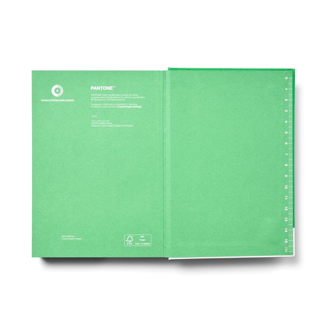 Pantone Small Dotted Notebook in Green 16-6340