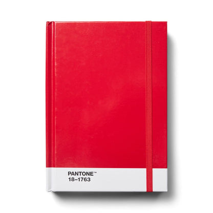 Pantone Small Dotted Notebook in Red 18-1763