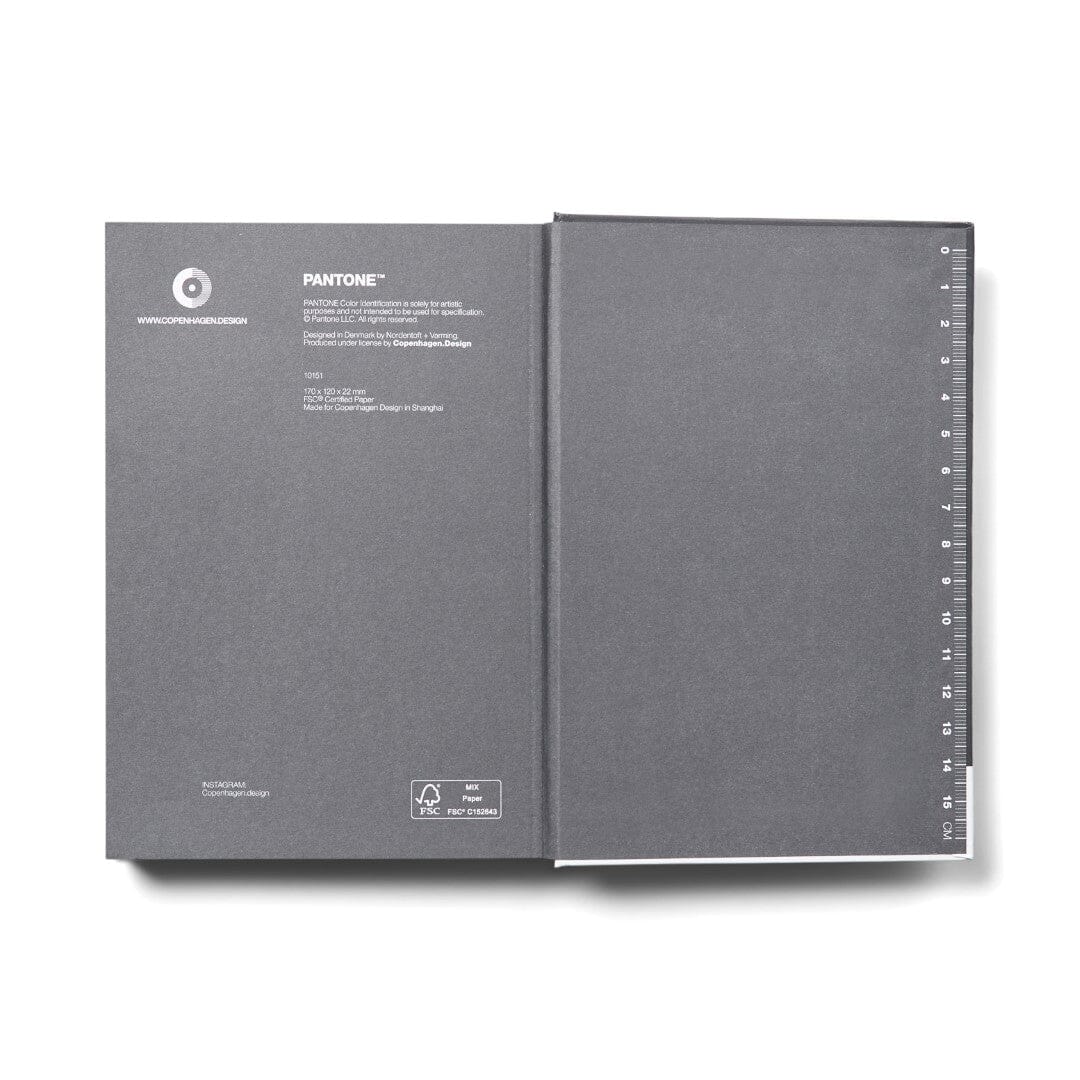 Pantone Small Dotted Notebook in Grey 19-0203