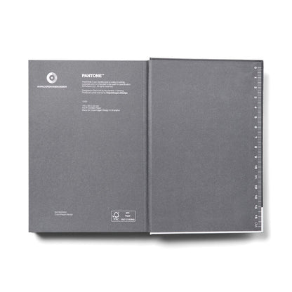 Pantone Small Dotted Notebook in Grey 19-0203
