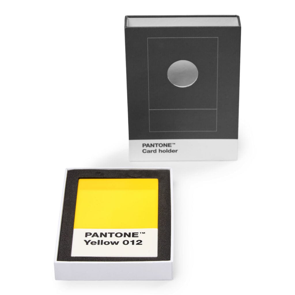 Pantone Credit Card Holder in Yellow 012