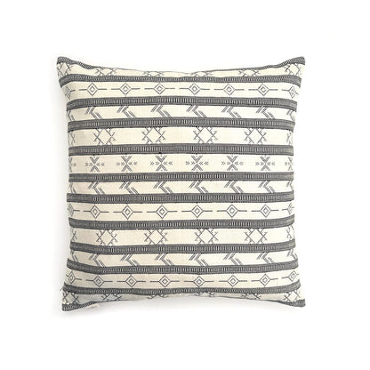 Black & White Aztec Print Pillow Cover