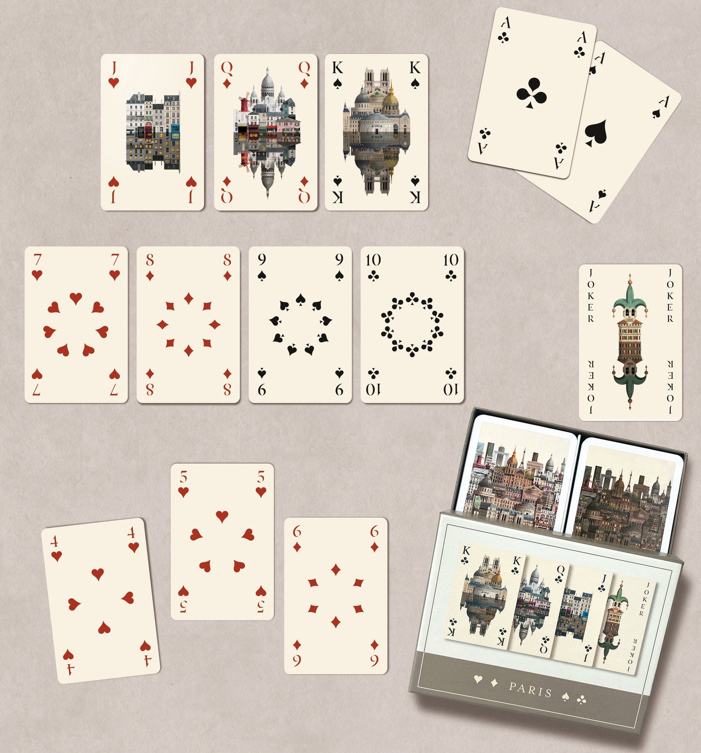 Martin Schwartz Paris Double Pack Playing Cards