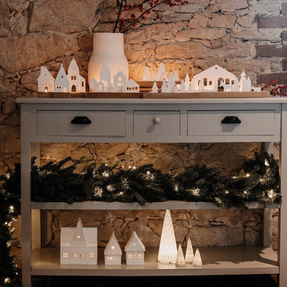 Rader Porcelain Village Gingerbread House Set of 3
