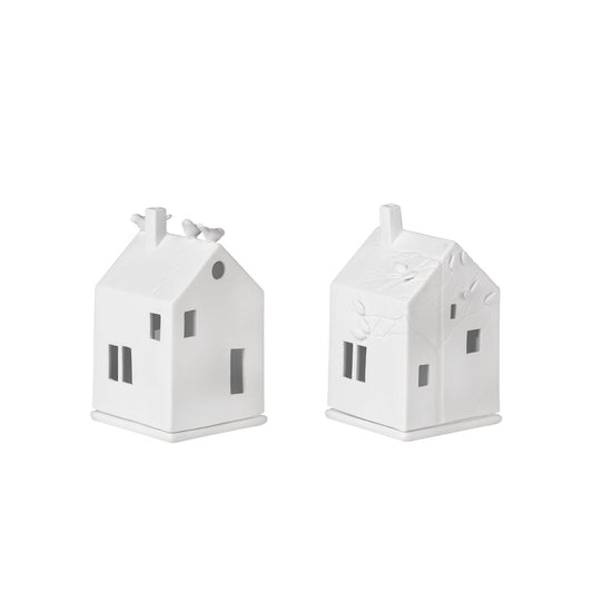 Rader Porcelain Village Bird & Tree House Set