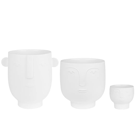 Rader Natural Forms Flower Pots & Tealight Holder Set