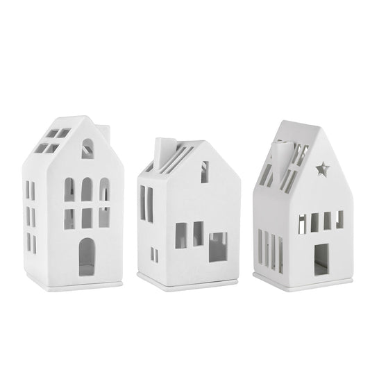 Rader Porcelain Village Guest, Residential, and Dream House Set