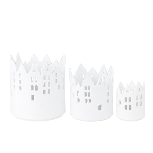 Rader City Light Cityscape Candle Holder Set of 3