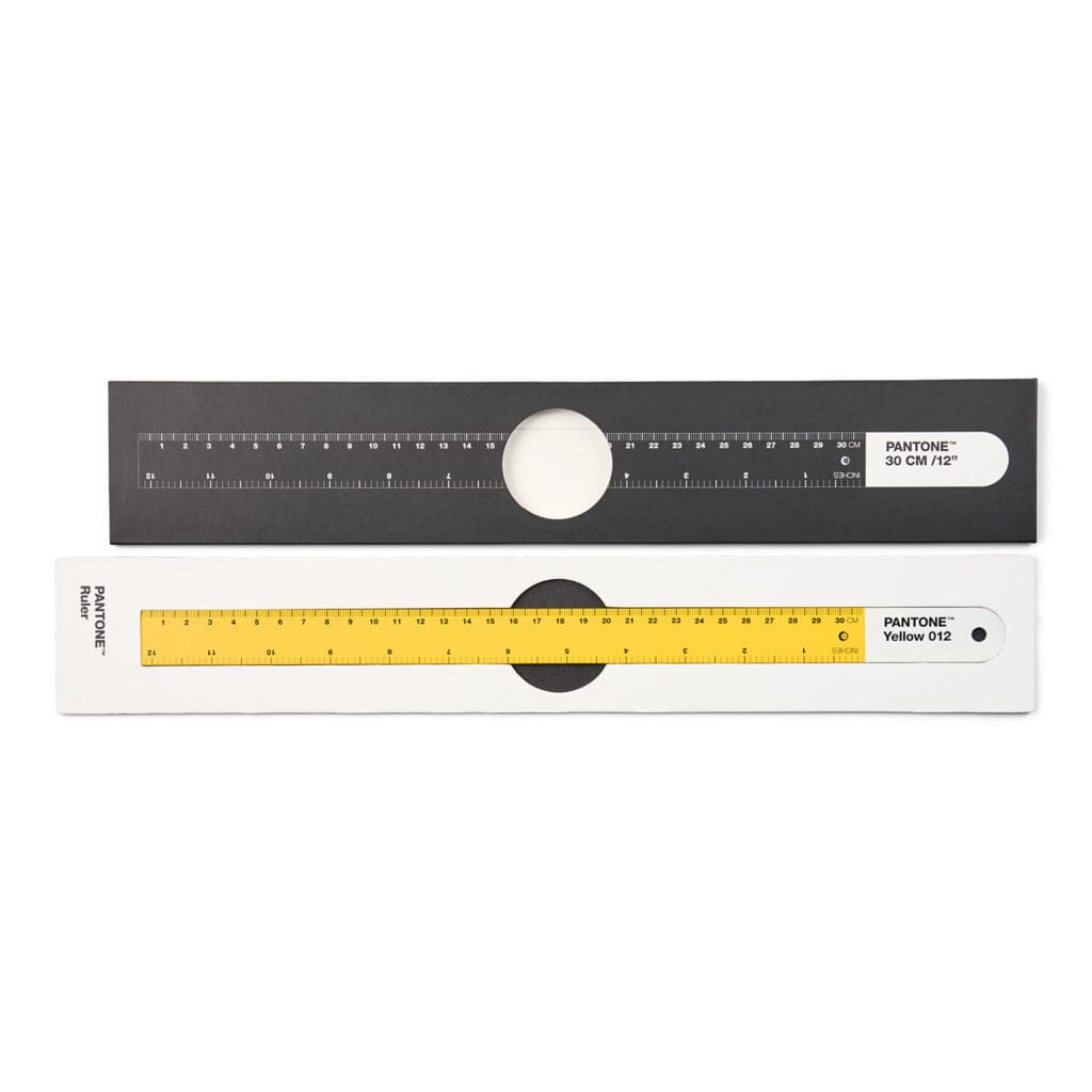Pantone Ruler in Yellow 012 C
