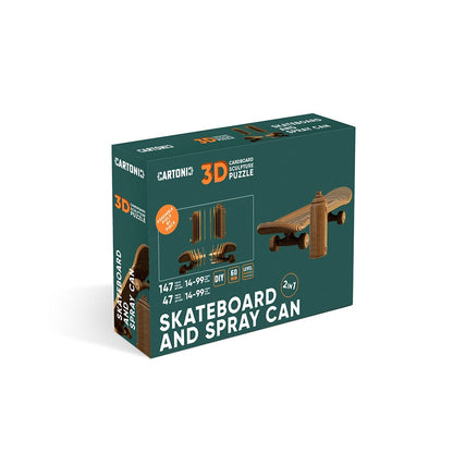 Cartonic Skateboard 3D Puzzle