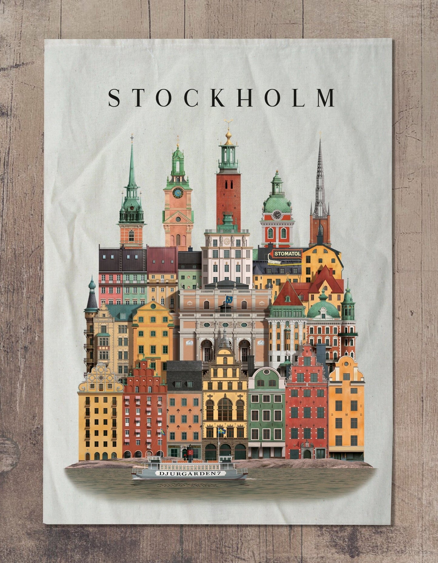 Martin Schwartz Stockholm Tea Towel