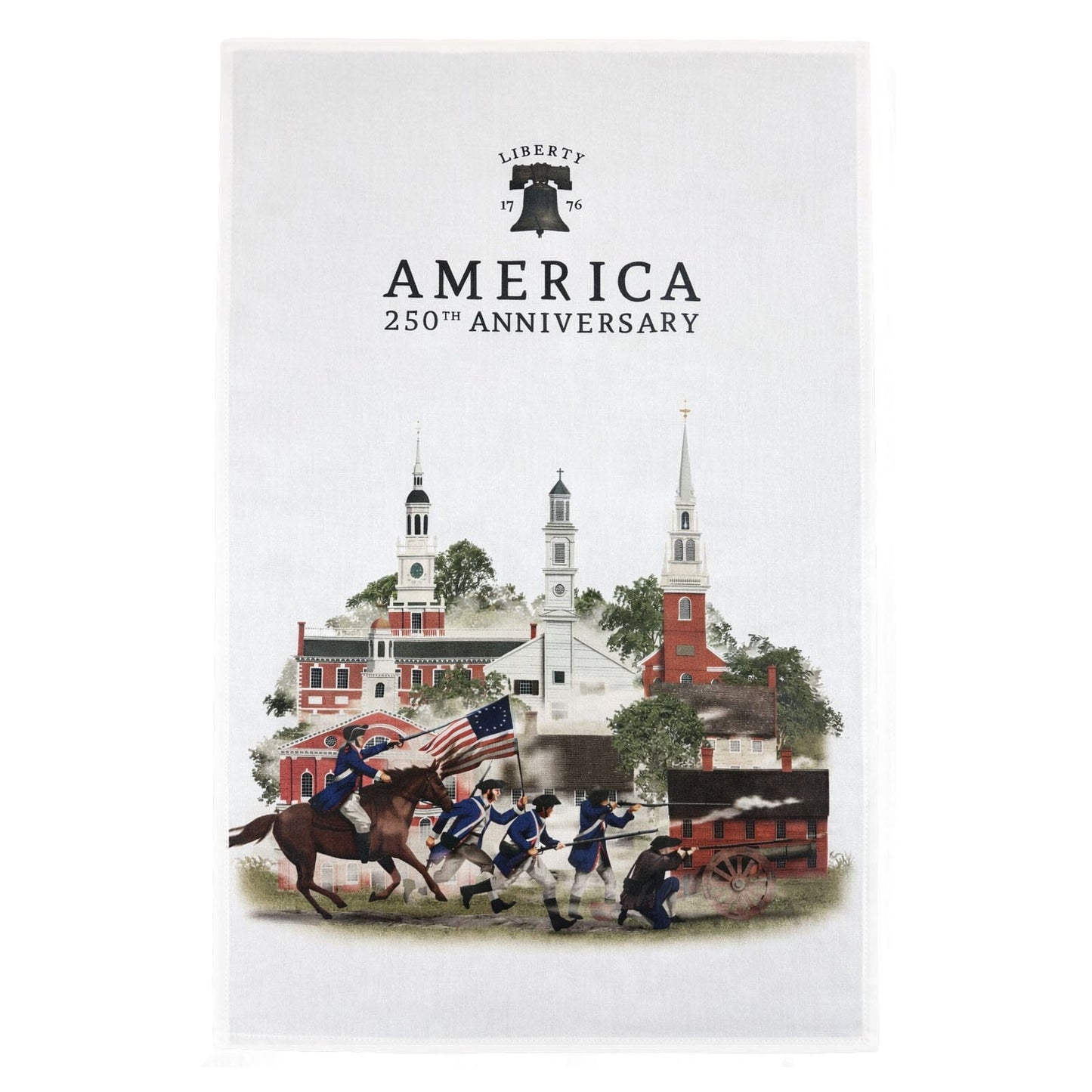 America 250 Cotton Tea Towel Designed by Martin Schwartz