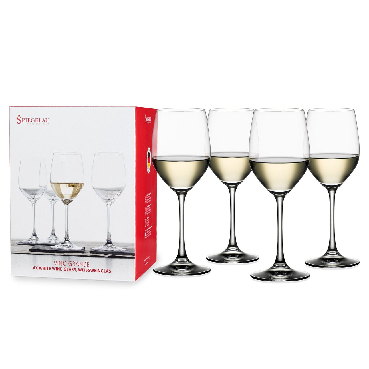 Spiegelau 12 oz Vino Grande White Wine Set of 4