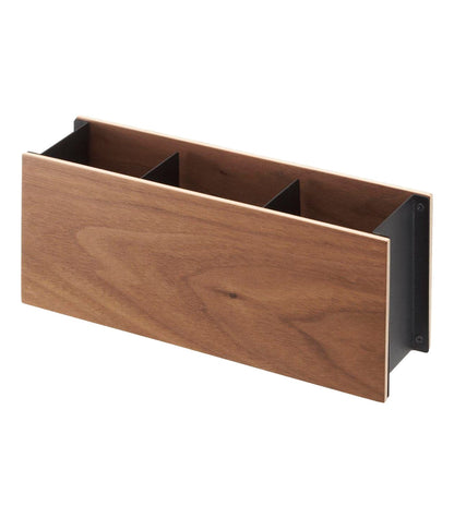 Yamakazi Steel & Wood Desk Organizer