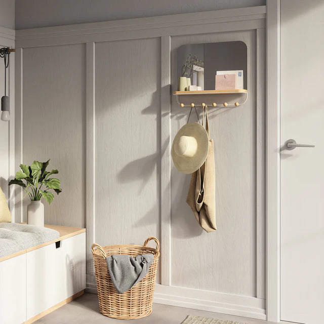 Umbra Estique Mirror With Hooks