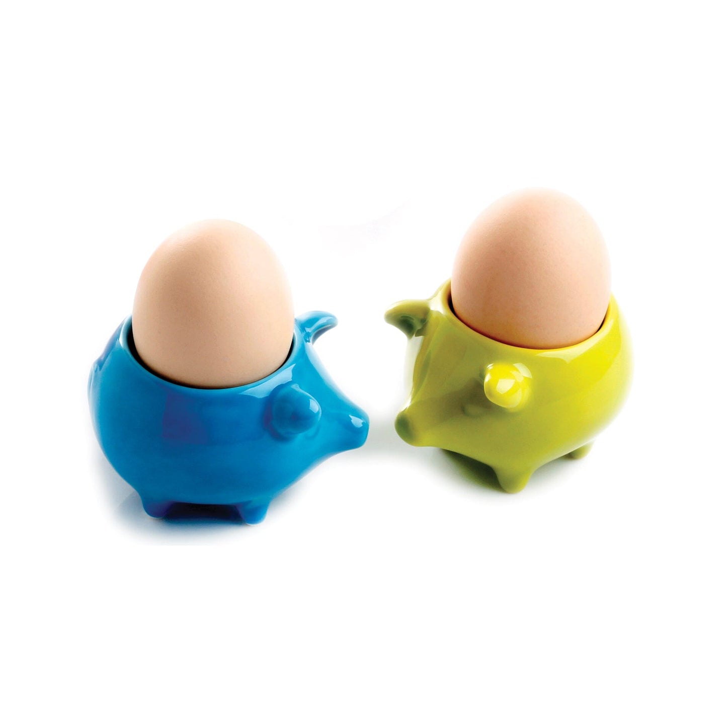 Bacon n' Eggs - blue & green eggcups