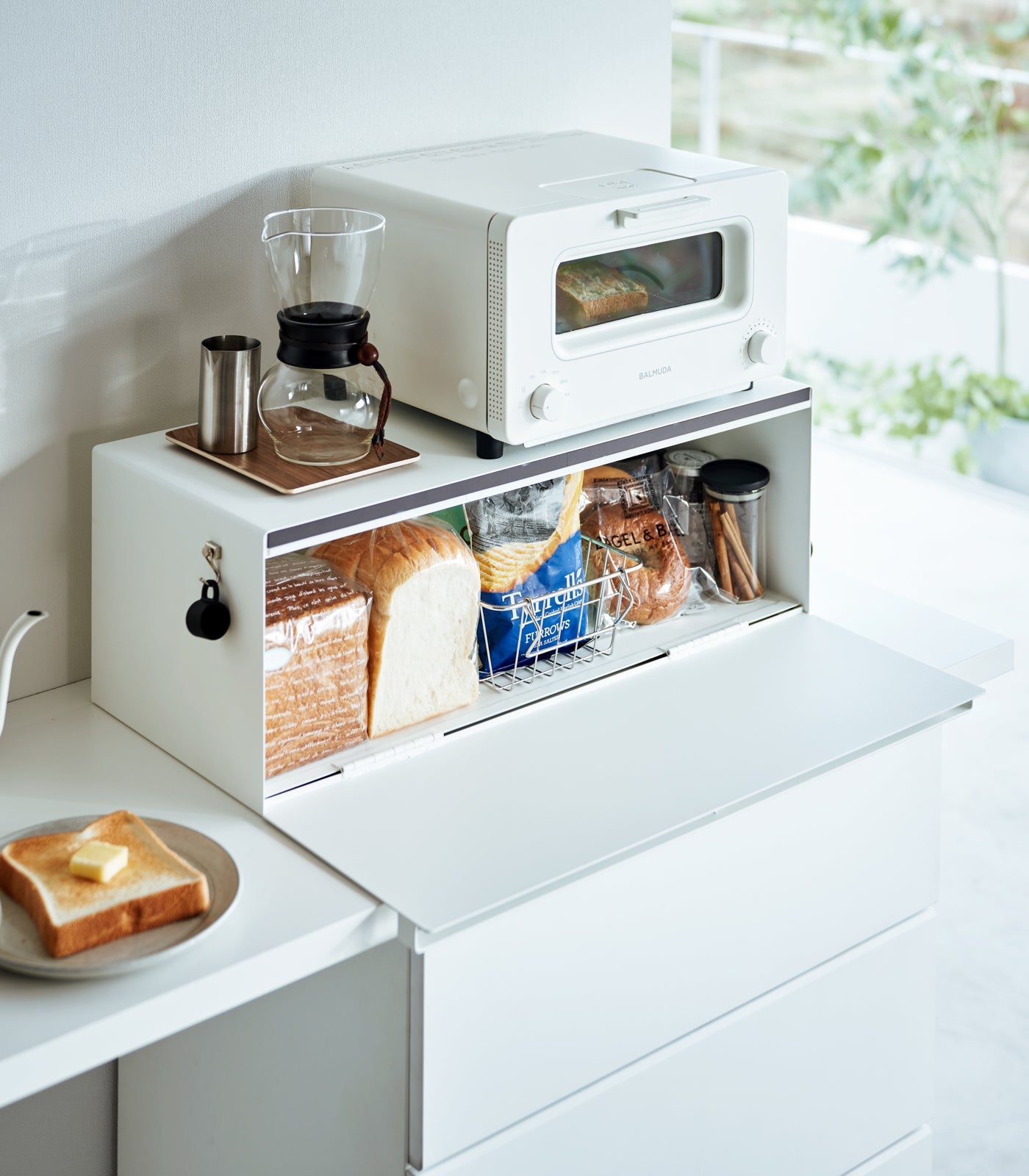 Yamakazi Wide Steel Bread Box