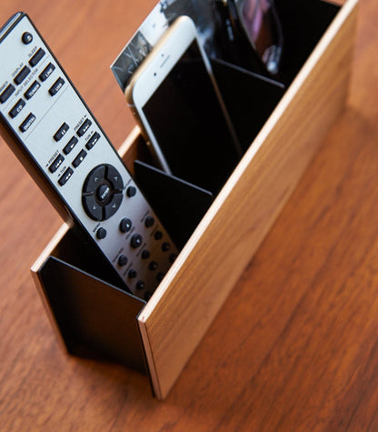 Yamakazi Steel & Wood Desk Organizer