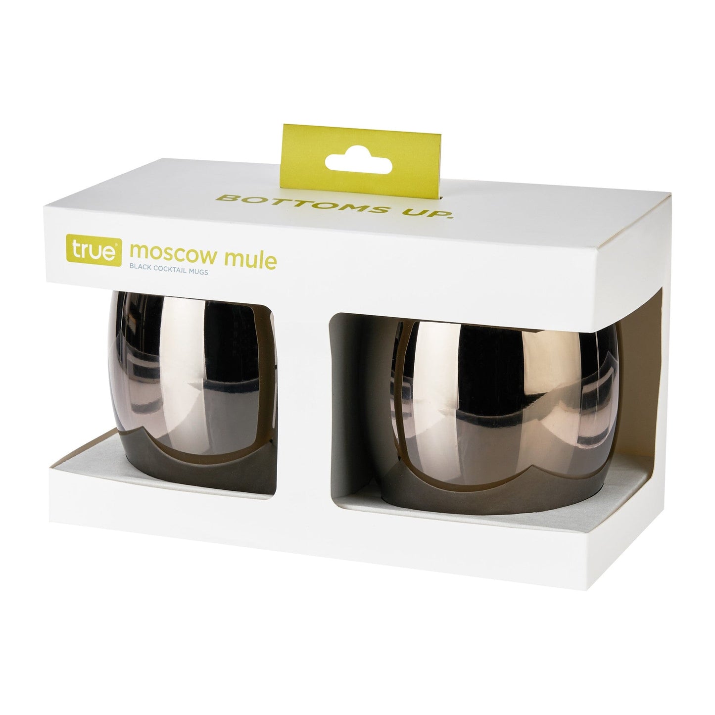 TRUE Moscow Mule Mugs in Black (Set of 2)