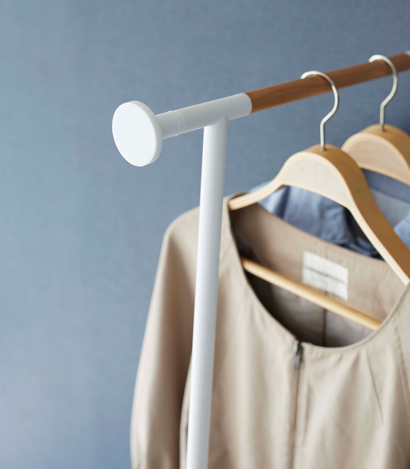 Yamakazi Steel & Wood Leaning Clothes Hanger